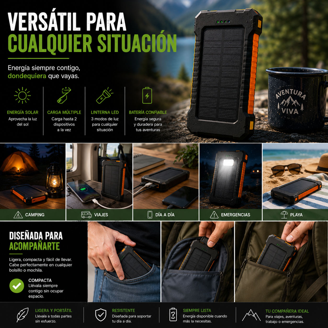 Batería Solar AventuraViva™