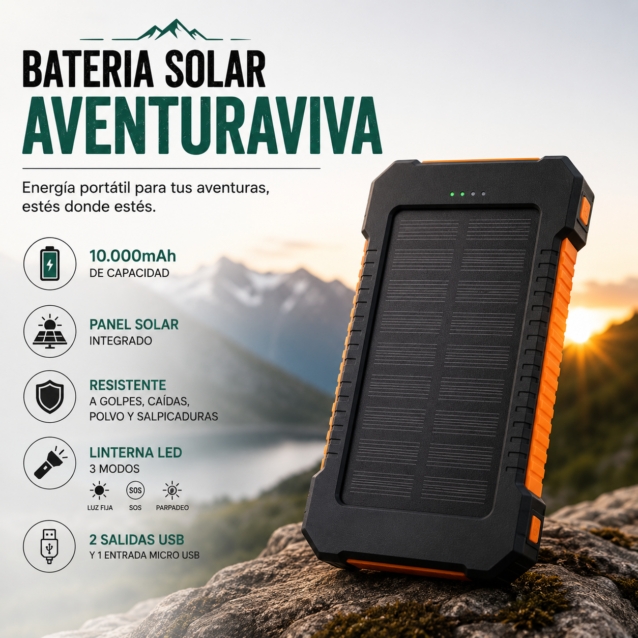 Batería Solar AventuraViva™